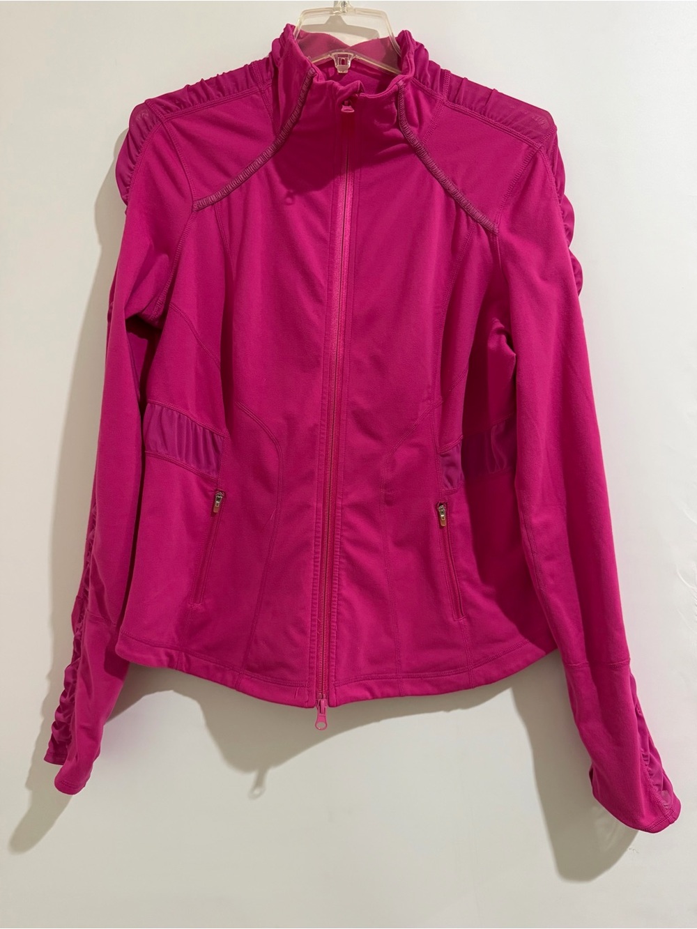 Zella Women's Activewear Neon Pink jacket w/mesh